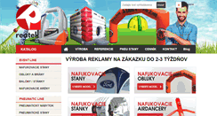 Desktop Screenshot of nafukovaciareklama.sk