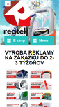 Mobile Screenshot of nafukovaciareklama.sk